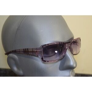 Burberry 8438/S 0Z28TB Purple Check Gradient Tint Sunglasses Womens 60 13 125